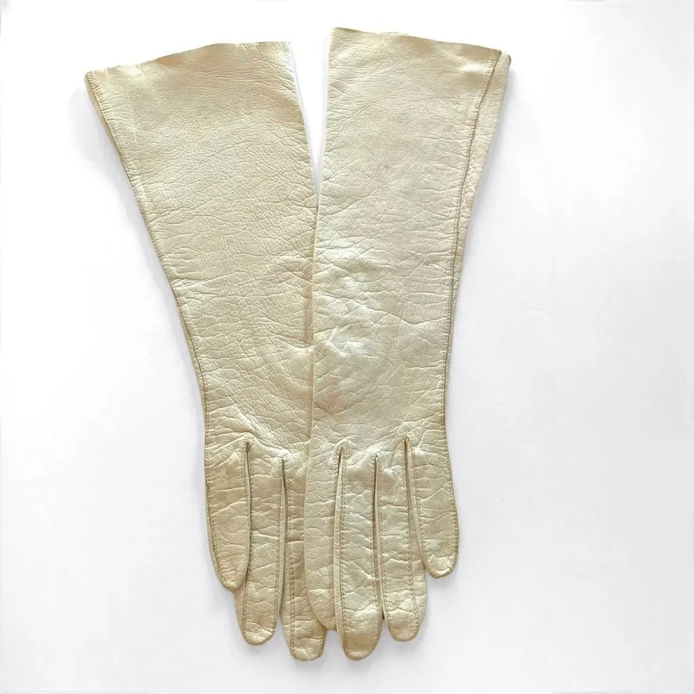 Vintage Real Kid Leather Gloves